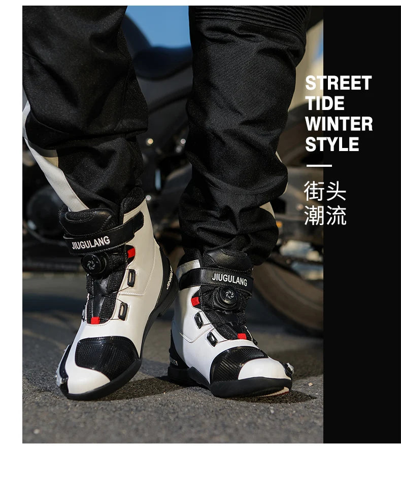All-Season Men's Motorcycle Boots