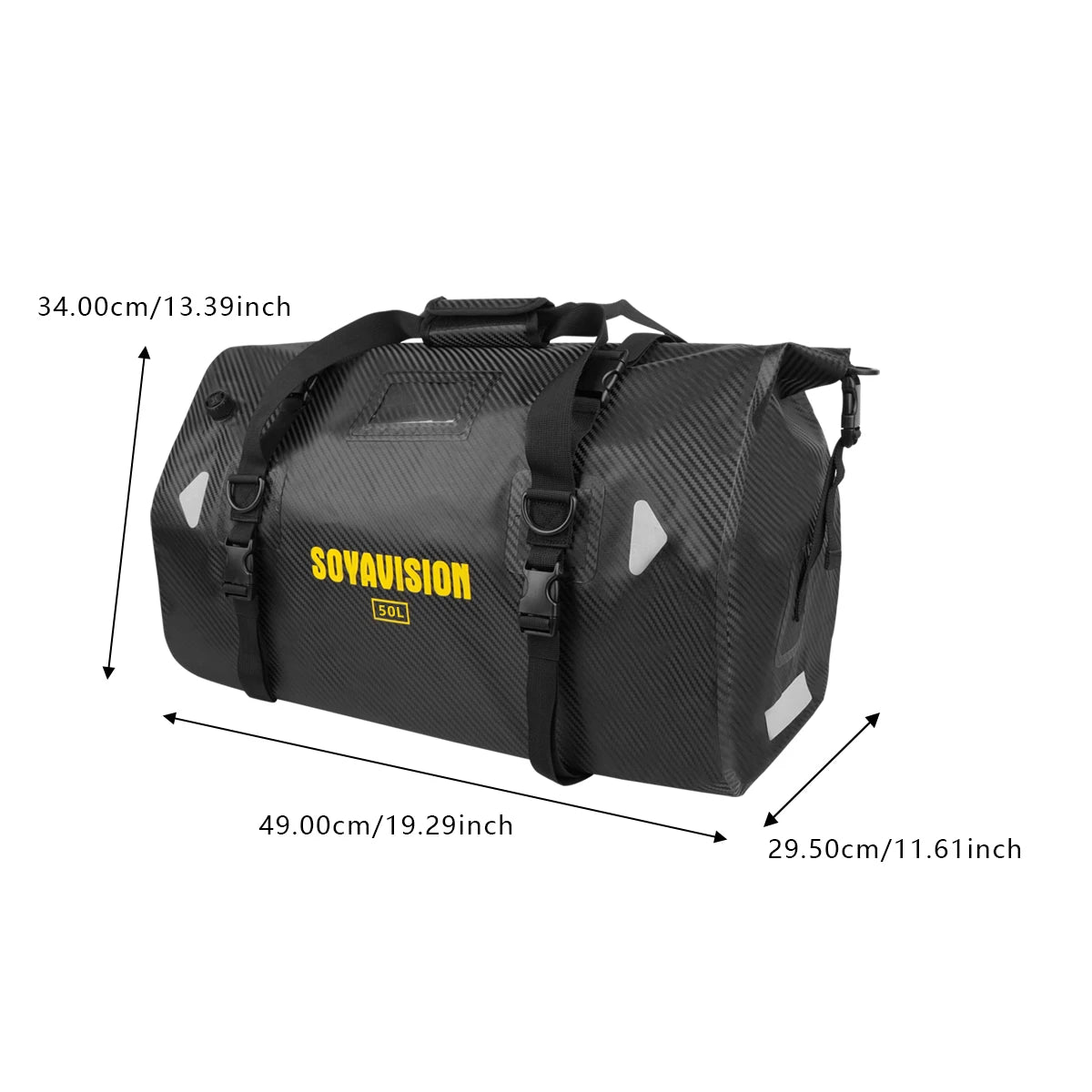 Waterproof Motorcycle Tail Bag 66L