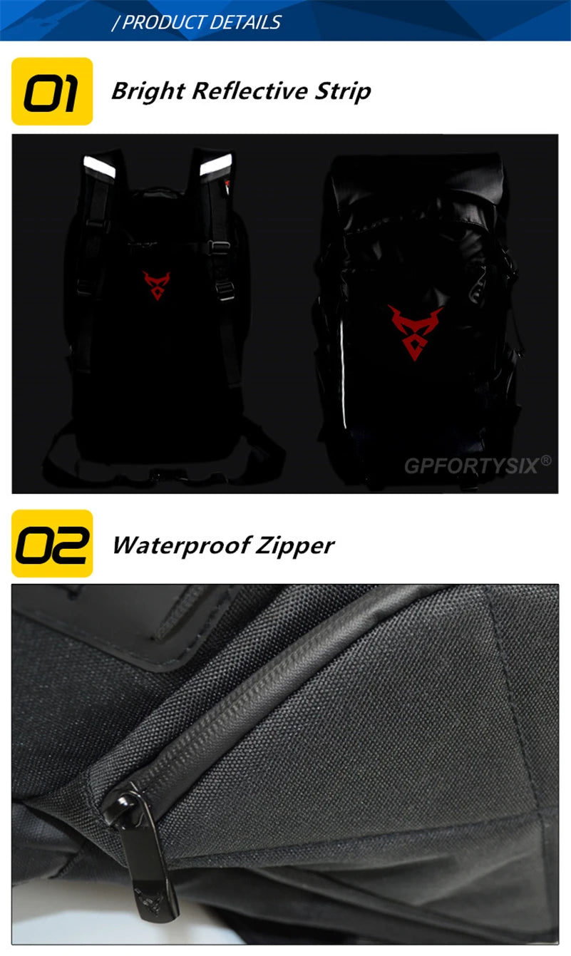 Waterproof Motorcycle Rear Seat Bag