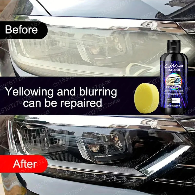 Motorcycle Headlight Restoration Polish