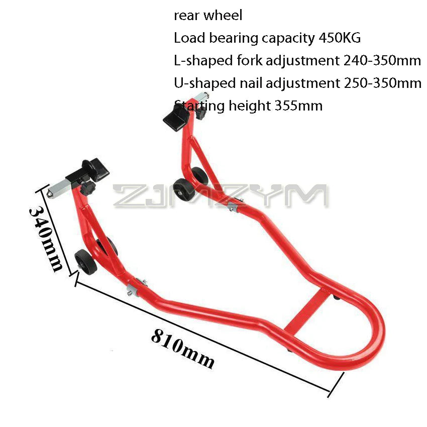 Motorcycle Front and Rear Wheel Stand Set