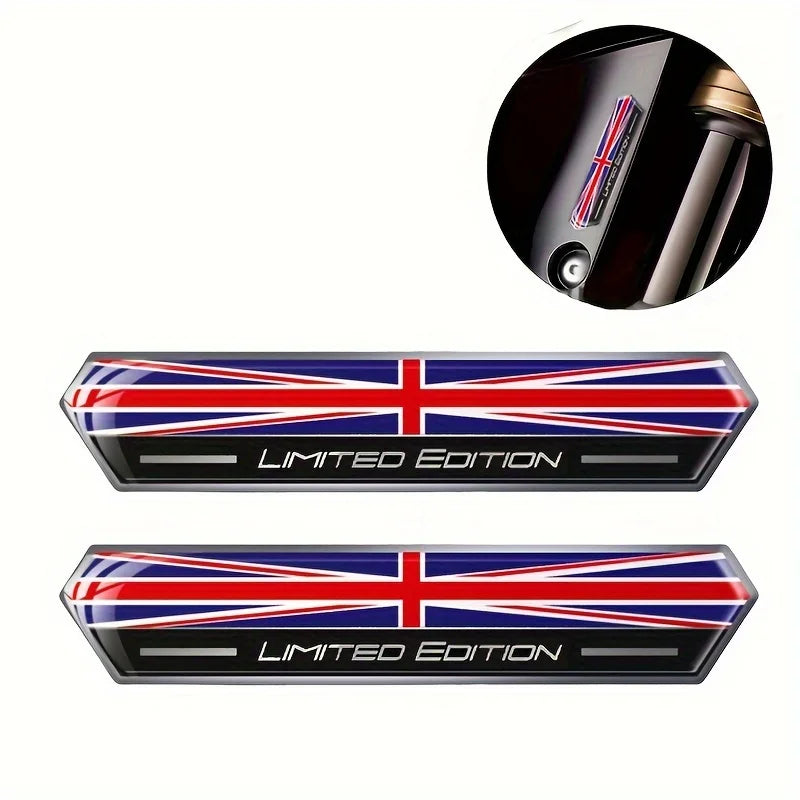 Union Flag Motorcycle Stickers Set