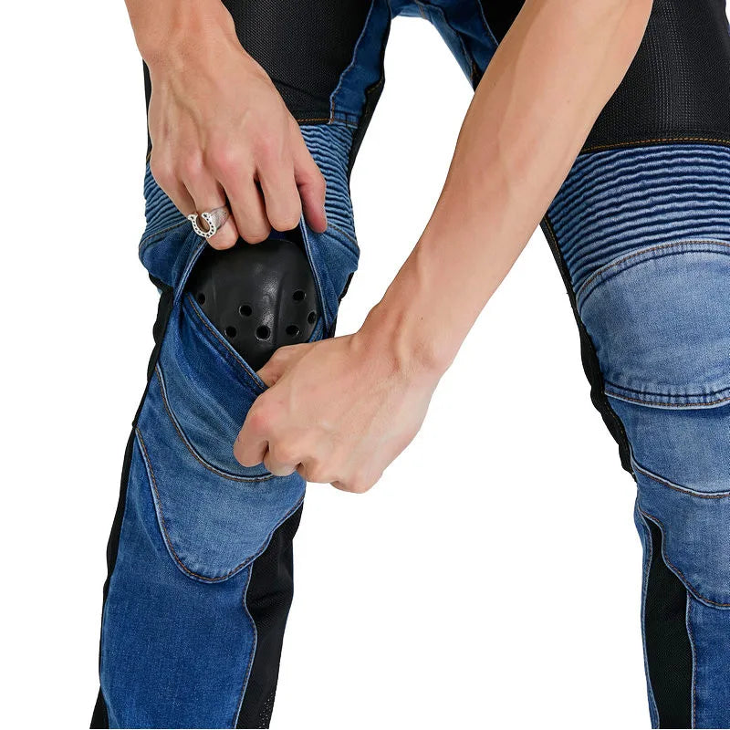 Men's Aramid Motorcycle Jeans - Black