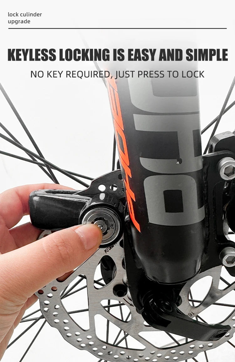 Heavy-Duty Motorcycle Disc Brake Lock