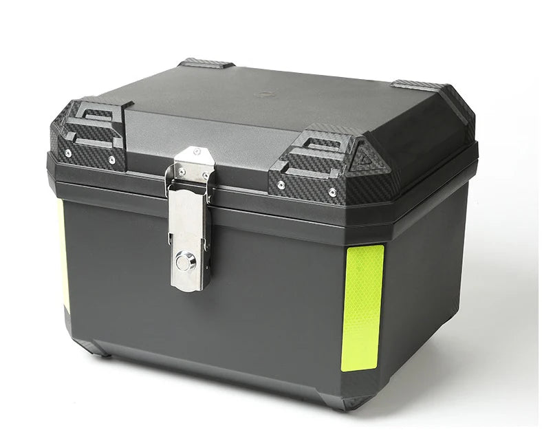 Black 45L Motorcycle Top Case Tail Box