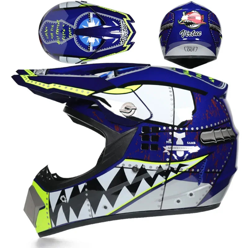 Kids Motocross Off-Road Motorcycle Helmet