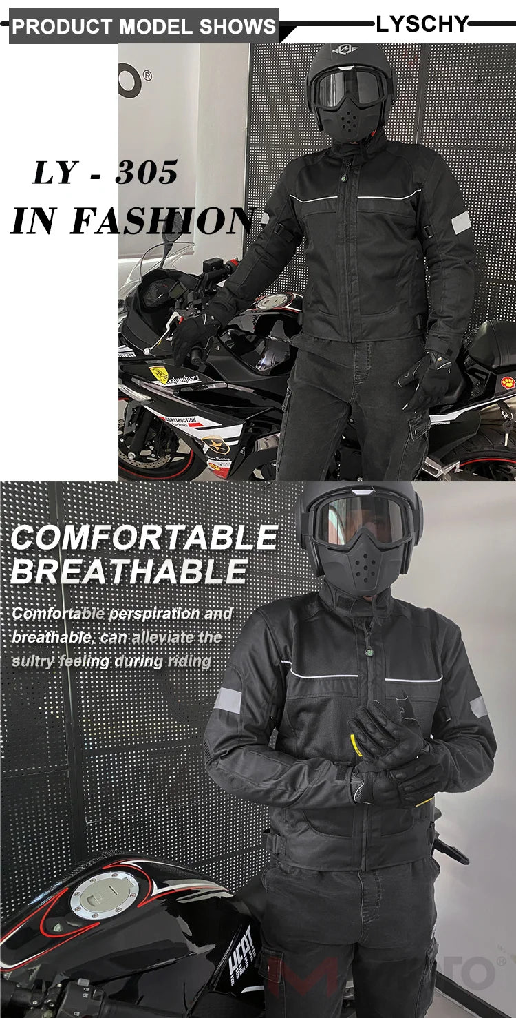 Reflective Motocross Jacket Summer