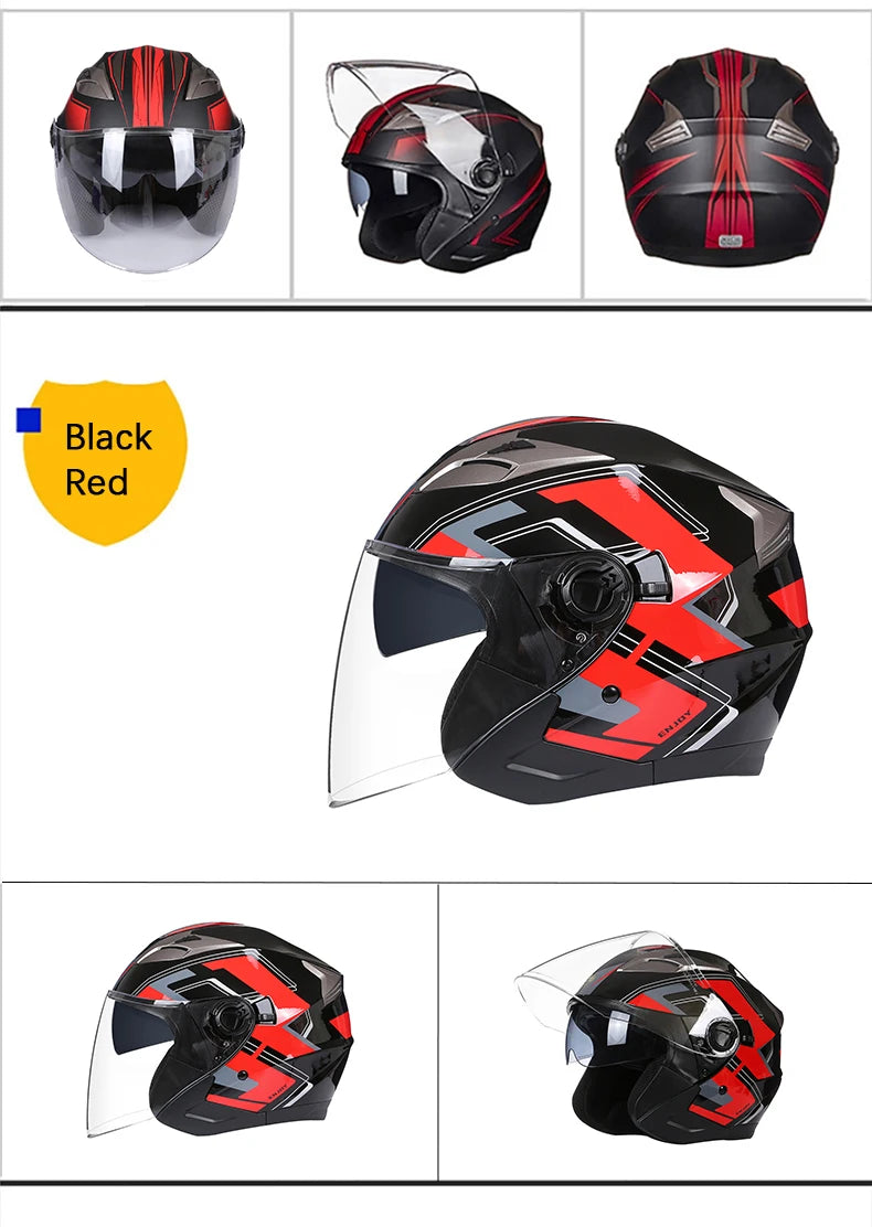 ECE Dot Approved Open Face Motorcycle Helmet