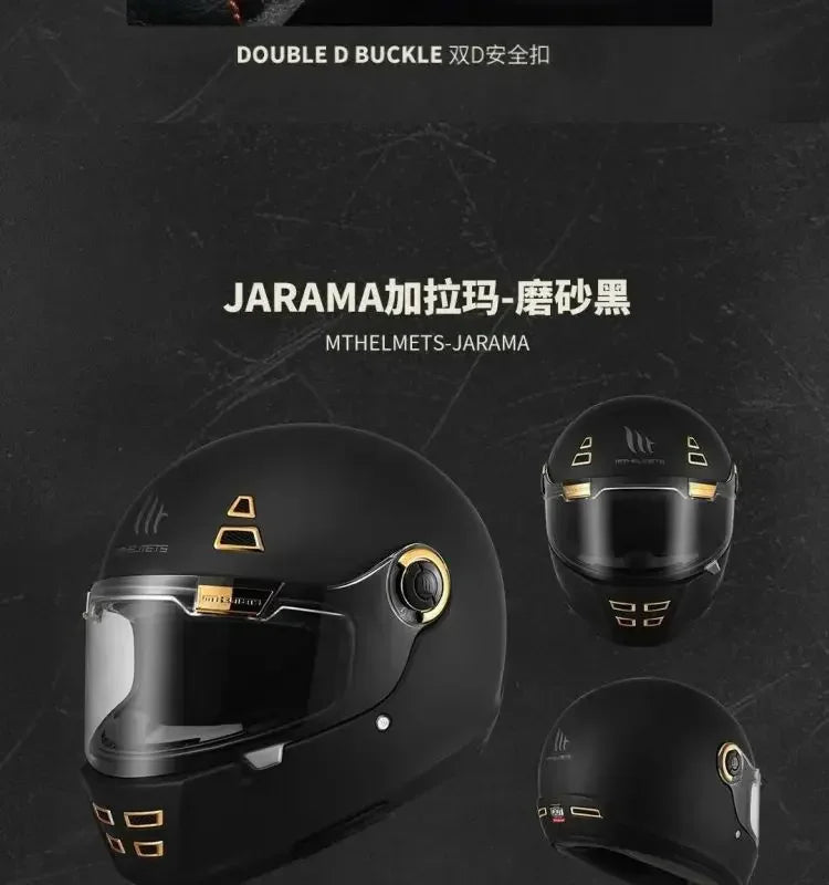MT Jarama Retro Motorcycle Helmet