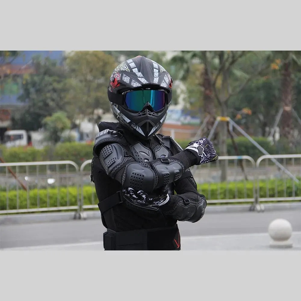Motorcycle Body Armour Racing Jacket with CE Pads