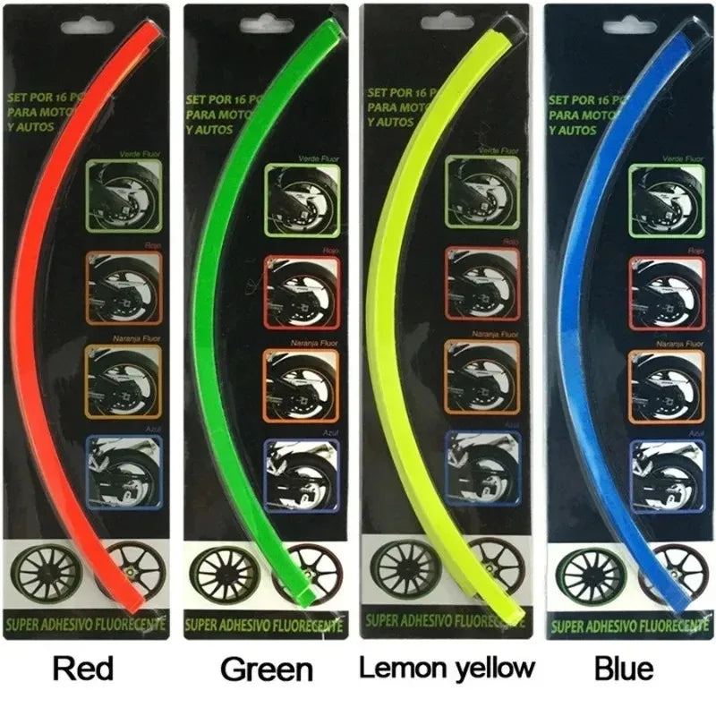 Motorcycle 18-inch Wheel Sticker Set