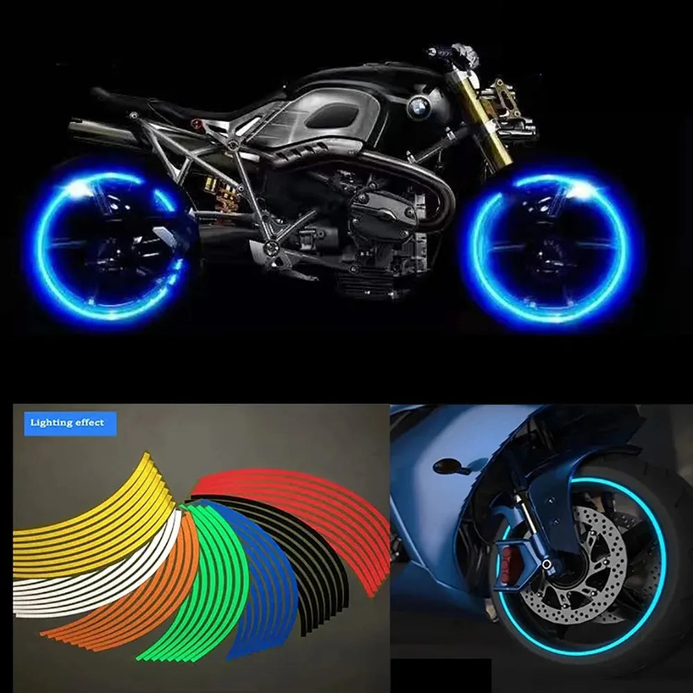 Motorcycle 18-inch Wheel Sticker Set