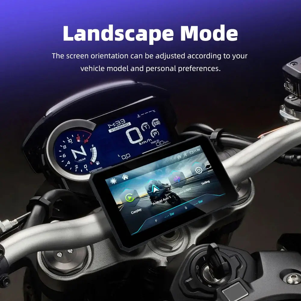 GPS navigation for motorcycles