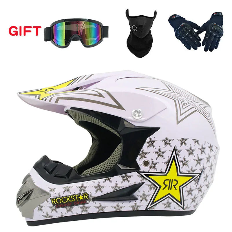 Kids Flip Up Motorcycle Helmet for Off-Road Activities