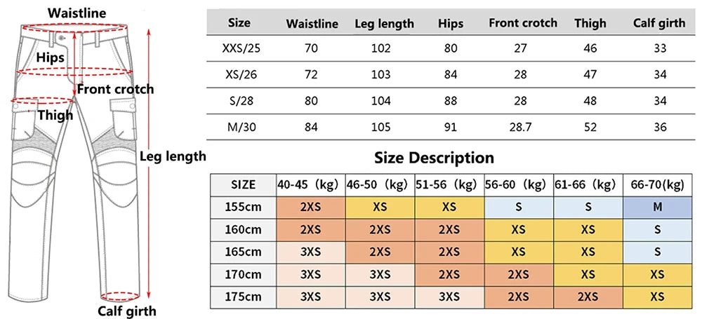 Stylish Motocross Trousers with Protective Gear