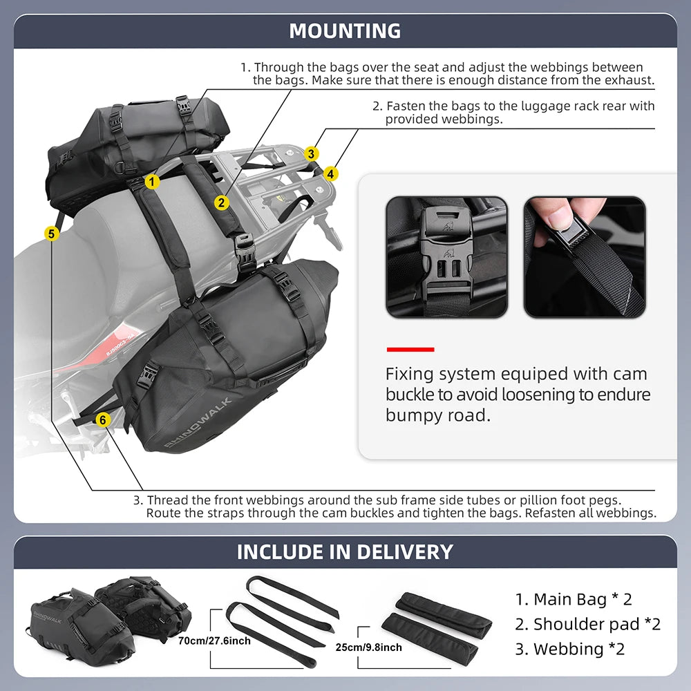 Waterproof Pannier Side Bags
