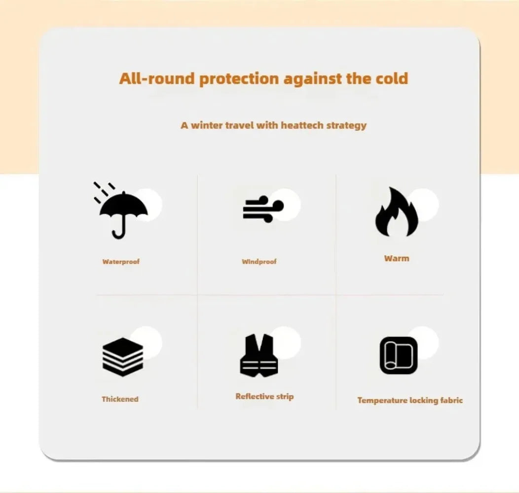 Thermal Winter Handlebar Gloves
