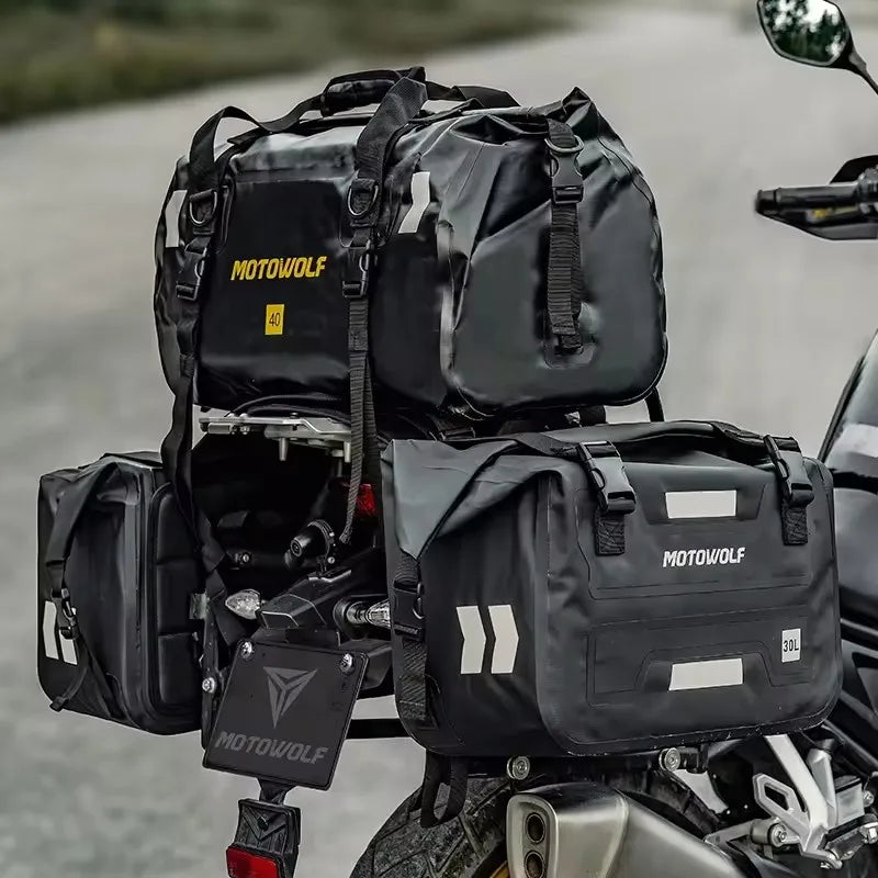 Waterproof Motorcycle Saddle Bags