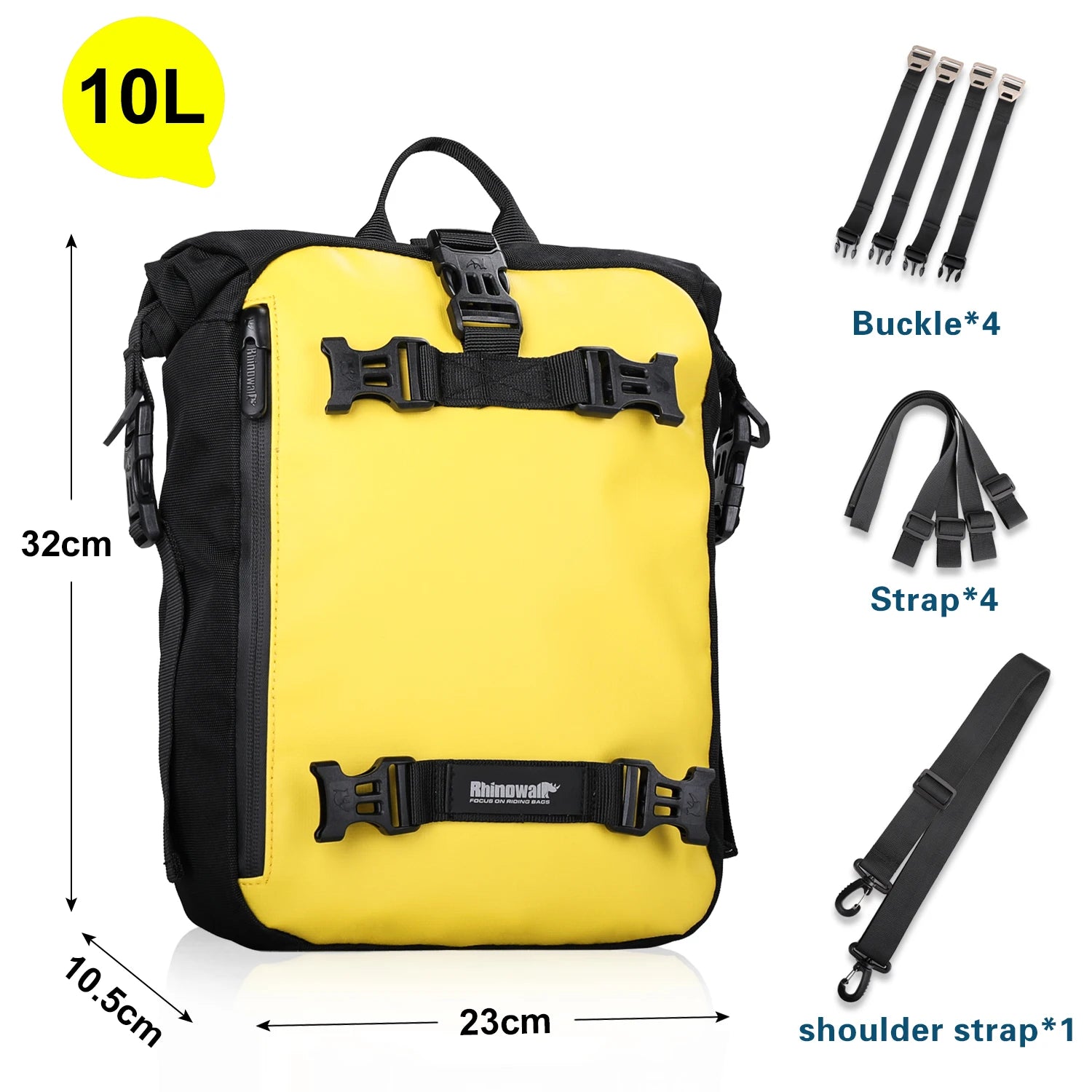 Waterproof Motorcycle Back Seat Bag